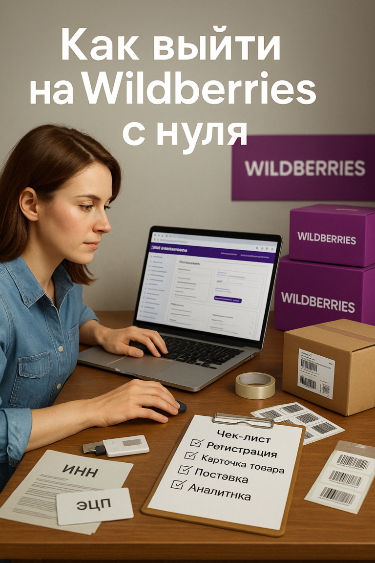 Как выйти на Wildberries с нуля: пошаговая инструкция